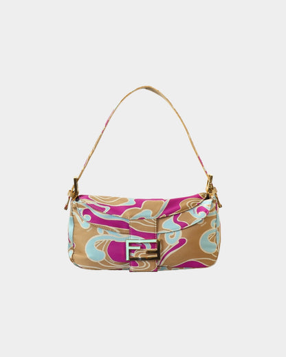 FENDI SILK SWIRL BAGUETTE