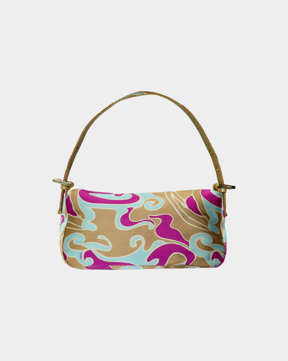 FENDI SILK SWIRL BAGUETTE