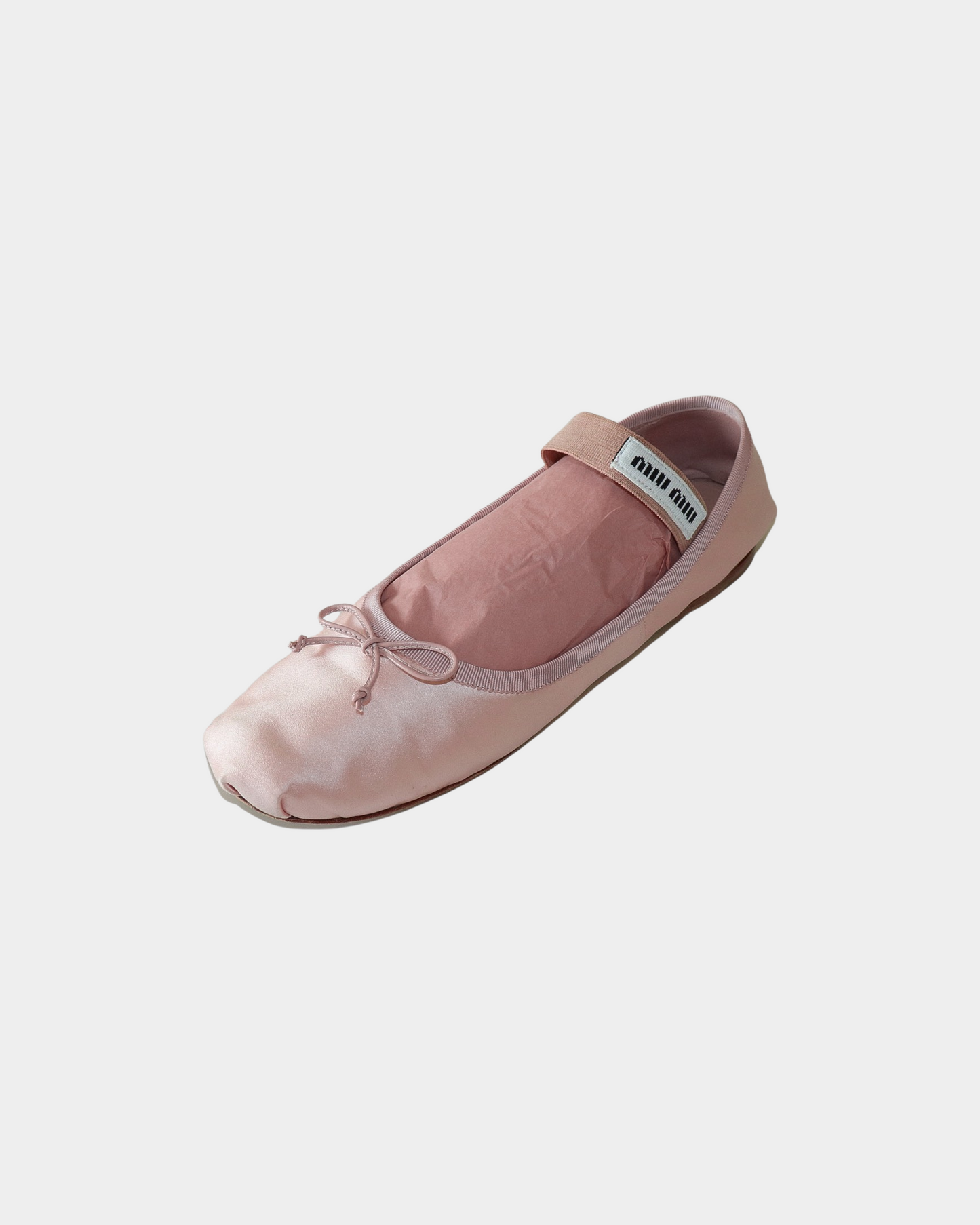 MIU MIU ORCHARD PINK BALLERINAS