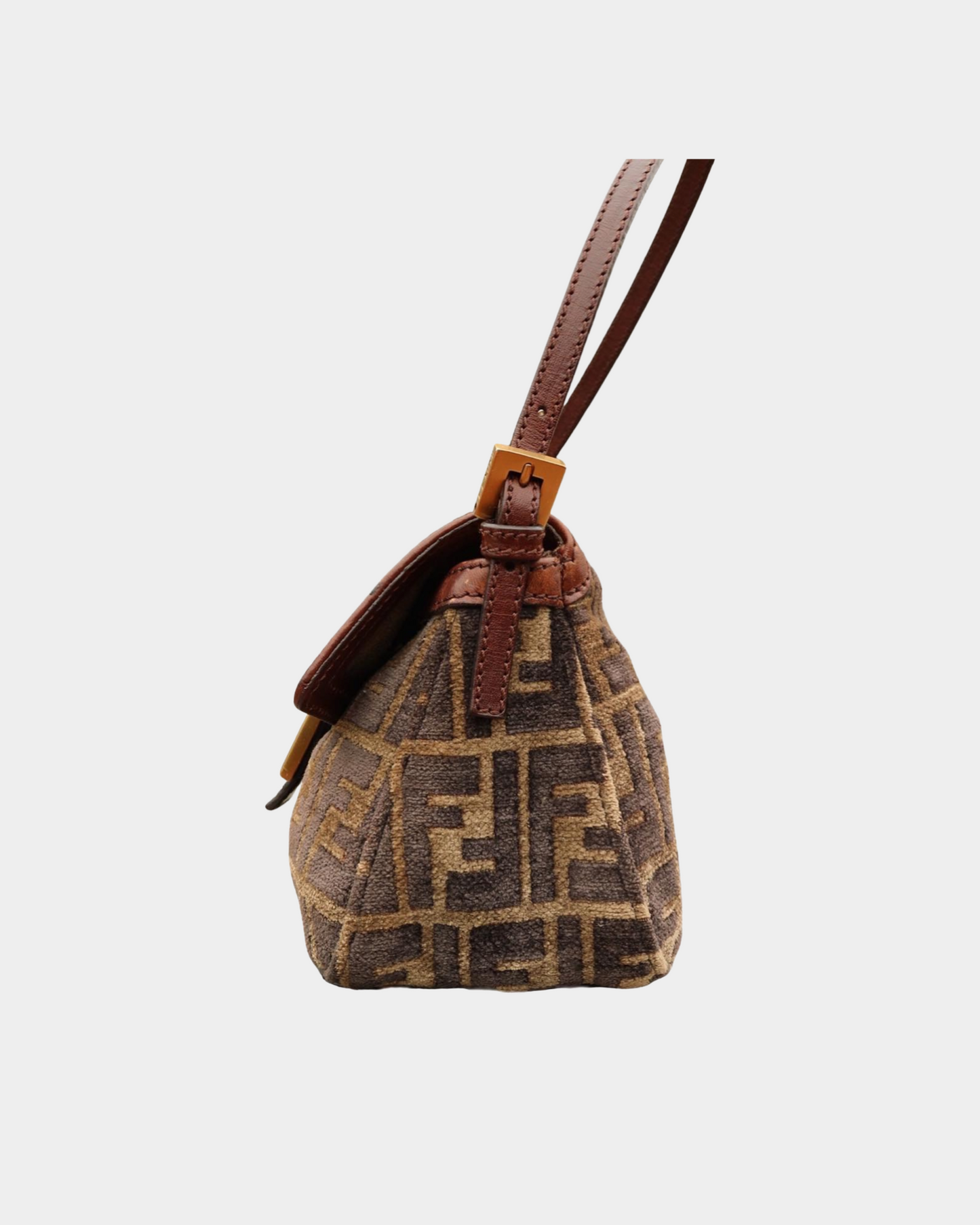 RARE FENDI VELVET MINI BAGUETTE