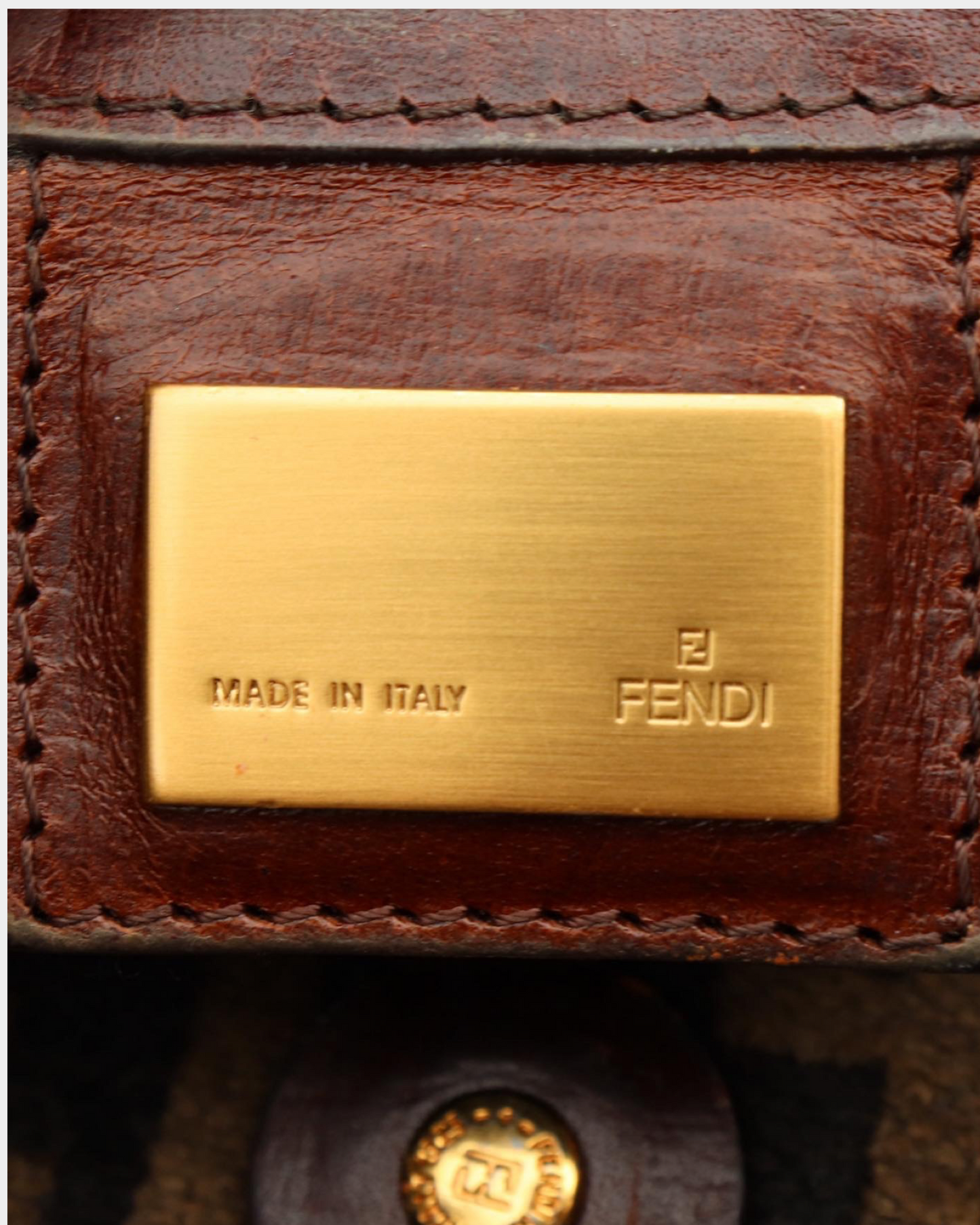 RARE FENDI VELVET MINI BAGUETTE